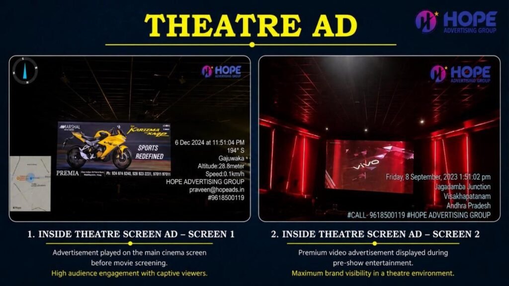 Theatre Advertising in Visakhapatnam